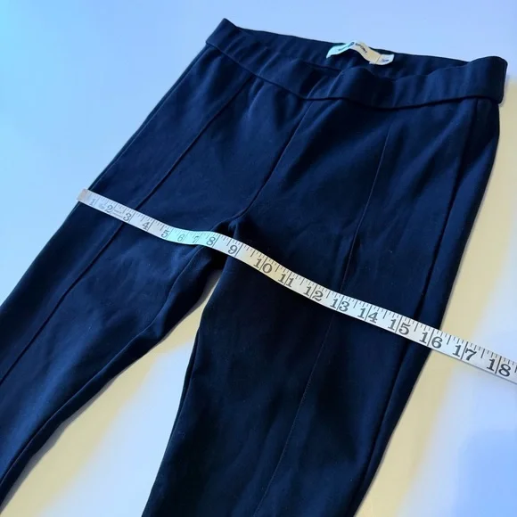 Tory Burch Tory Sport Retroknit Slim Track Pant black, pull up, size S